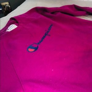 Magenta Champion Sweatshirt